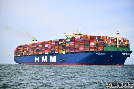 世界最大集裝箱船“HMM Algeciras”輪掛靠鹿特丹港